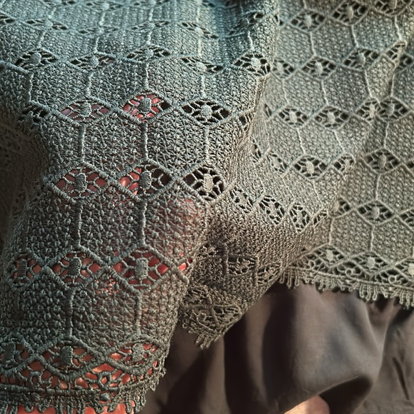 Garnet Hill ~new ~ Teagan Lace Top with Camisole in size XL (16-18) - Picture 12 of 13